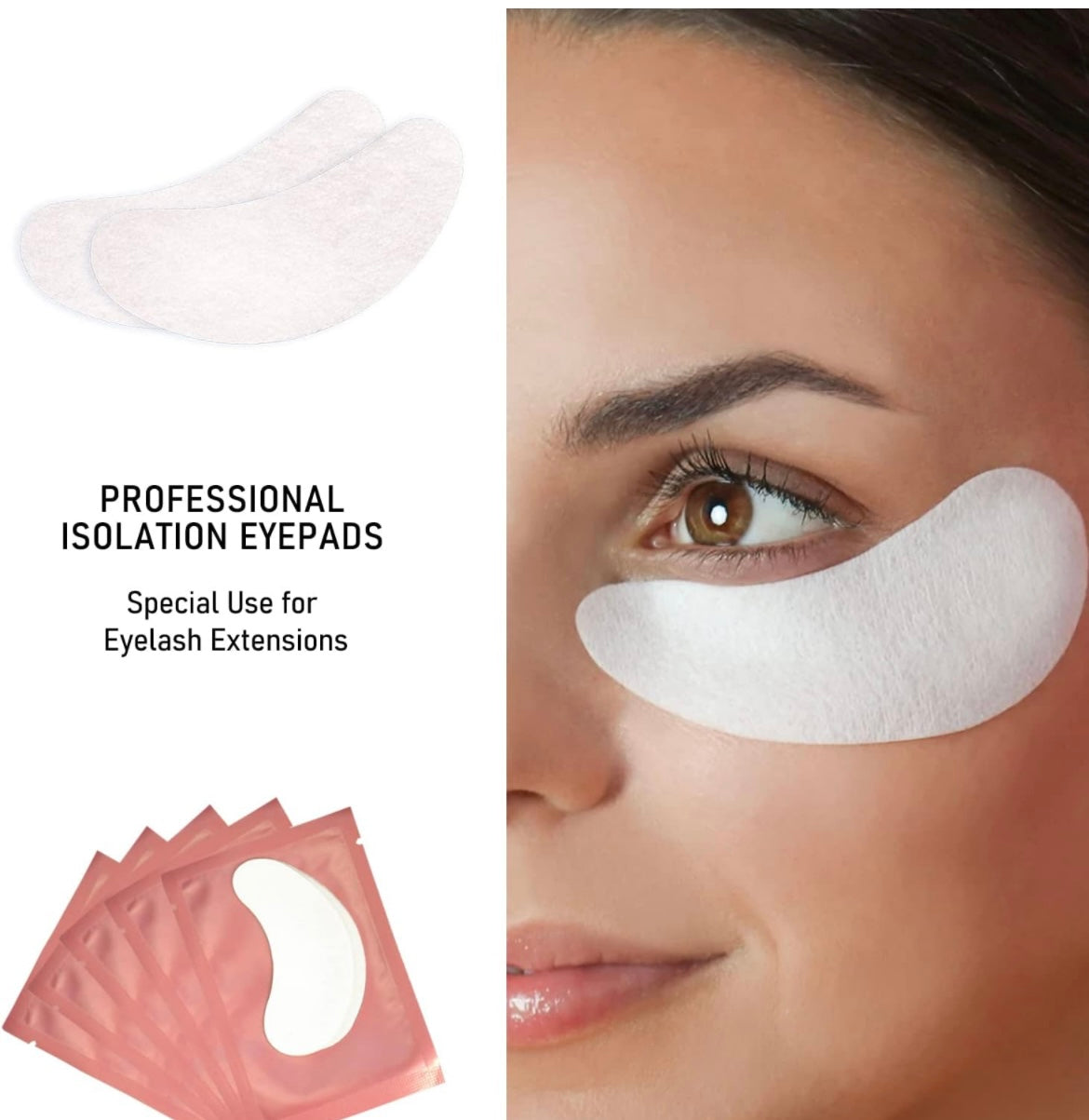 50 Pairs Pink Hydrogel Eye Patch